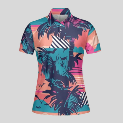 Retro Golf Polo For Women