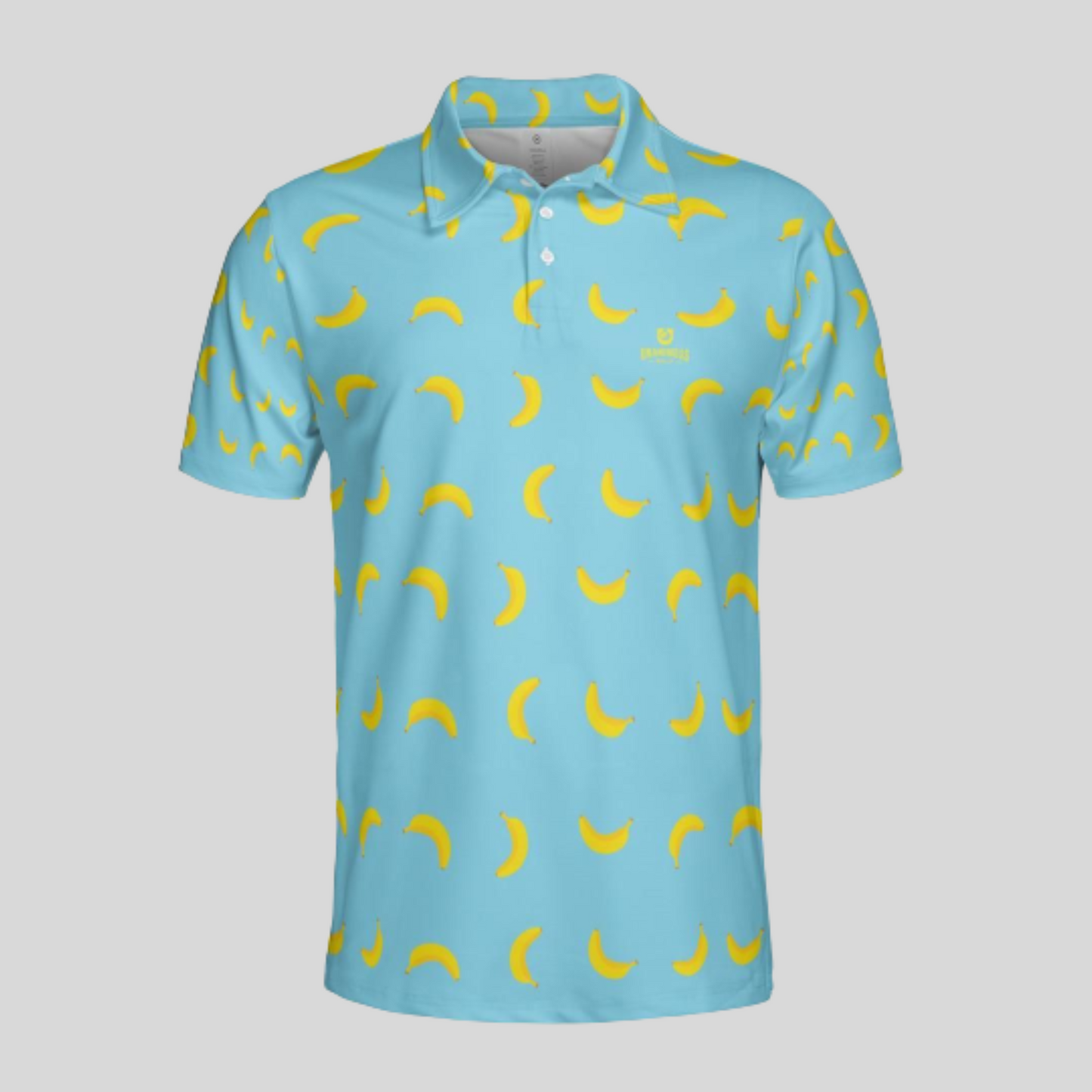 going bananas golf polo shirt