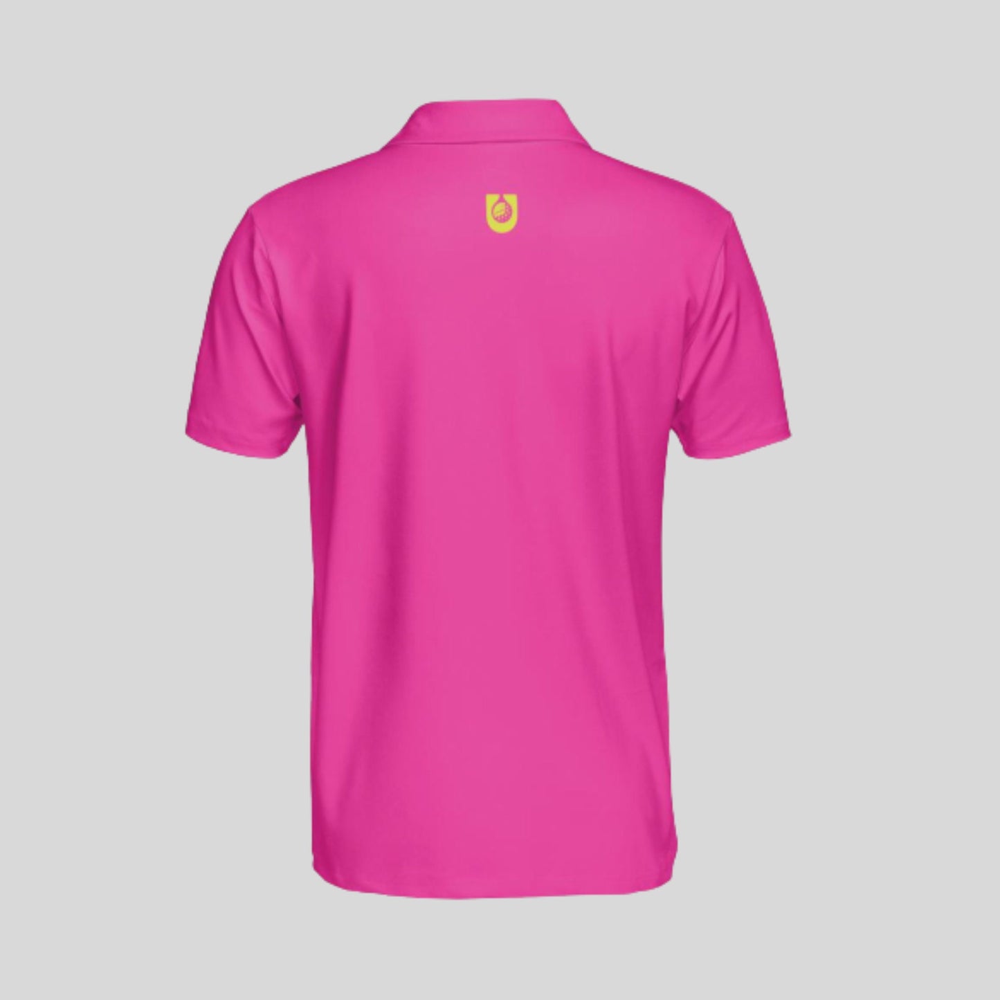 Neon Pink/Chartreuse golf polo shirt for Men