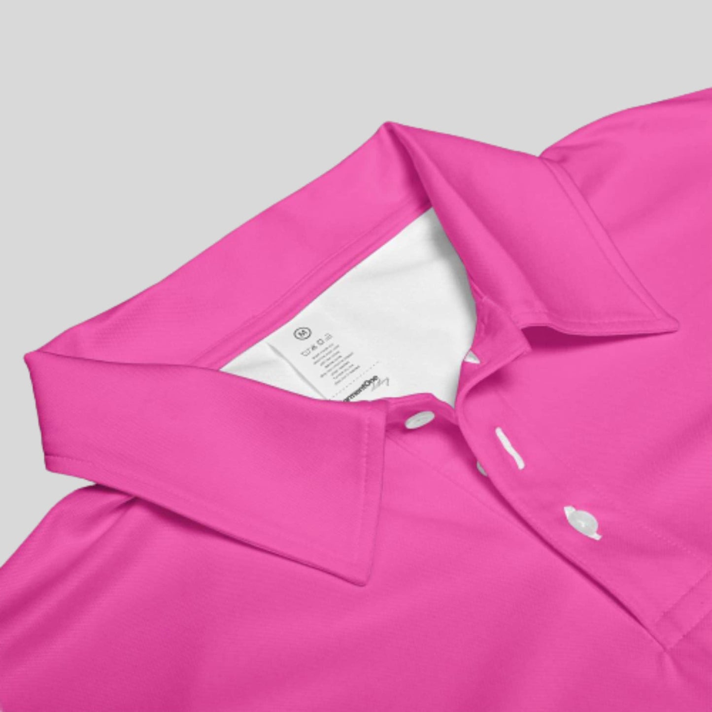 Neon Pink/chartreuse golf polo shirt for Women