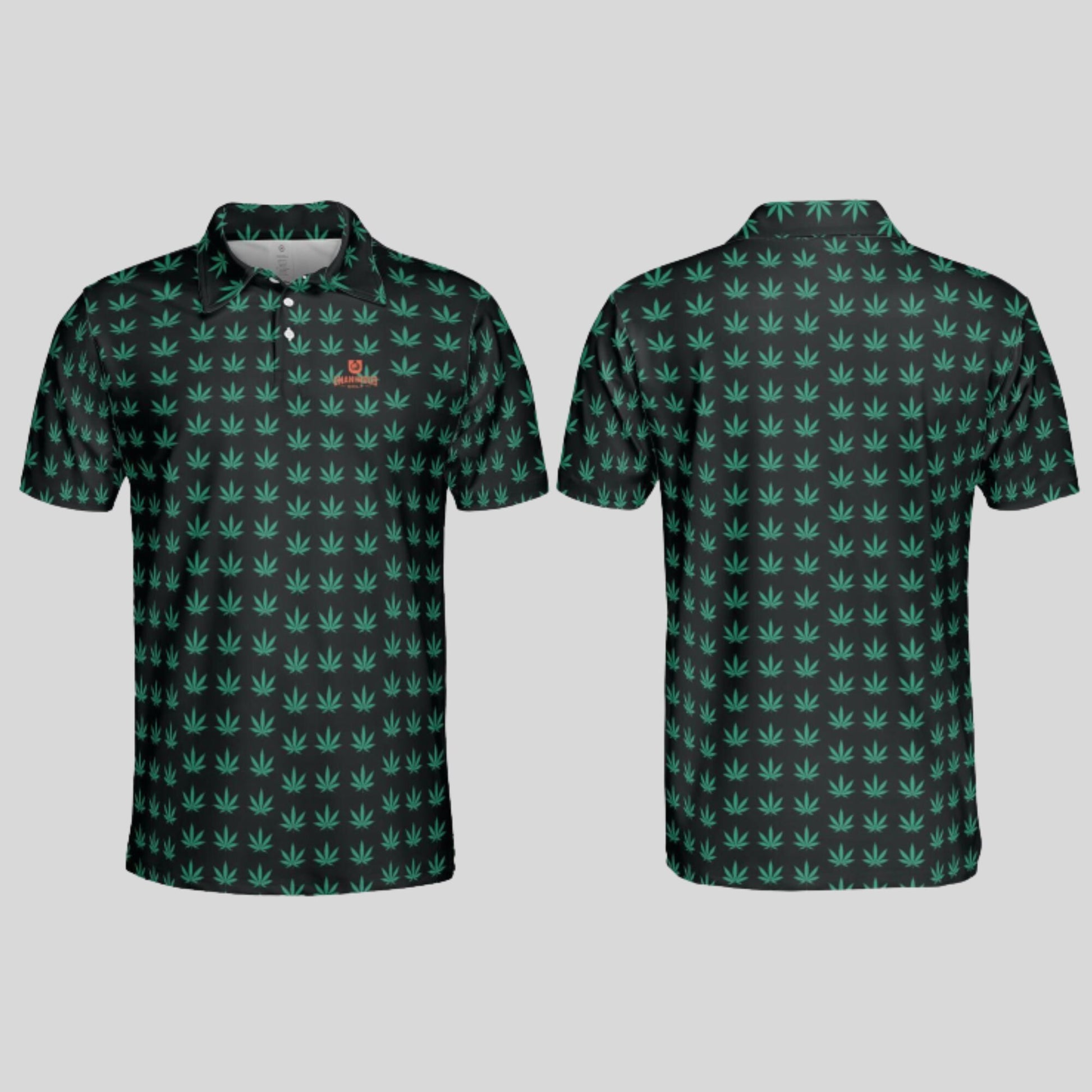 Cannabis Golf Polo Shirt