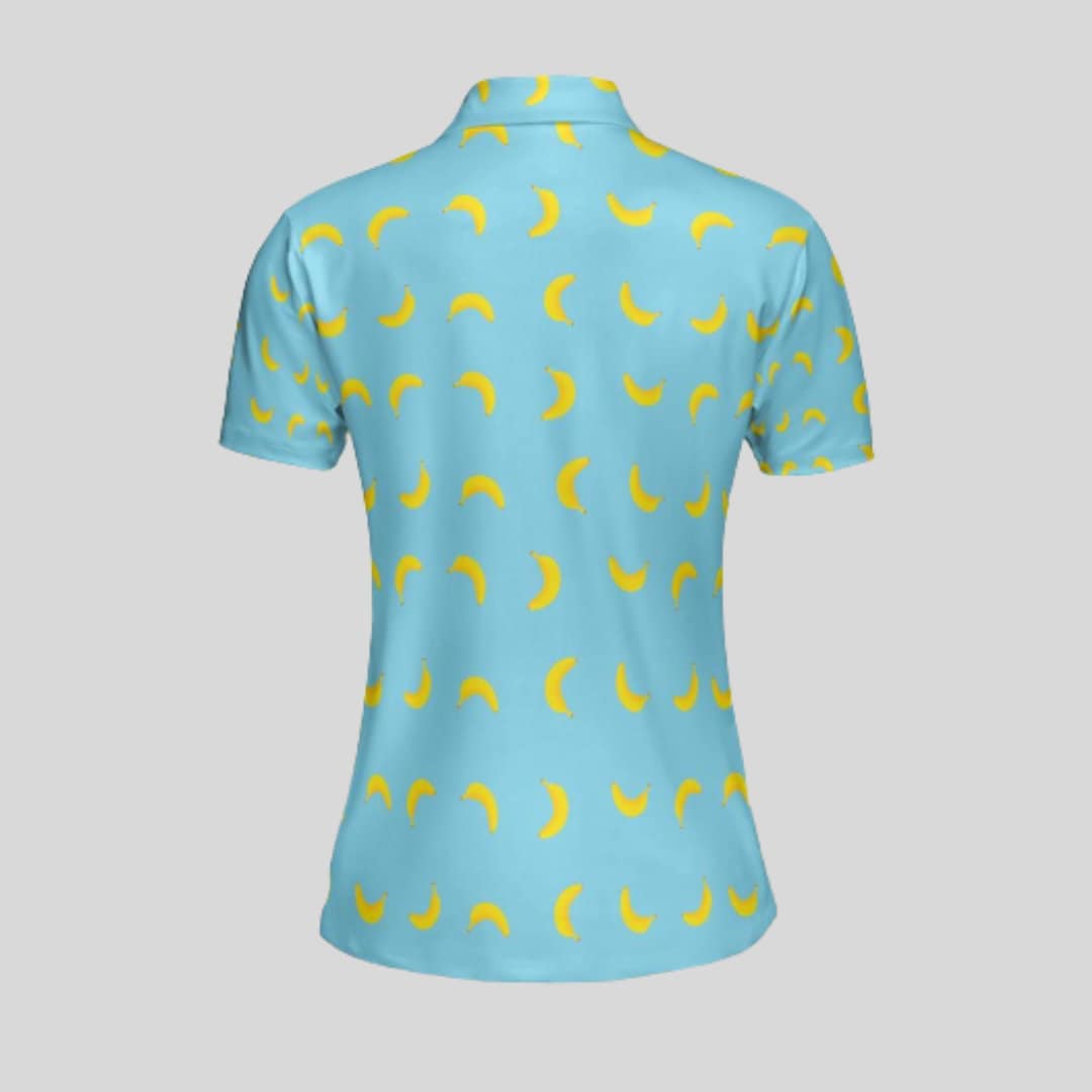 going bananas women's golf polo shirt