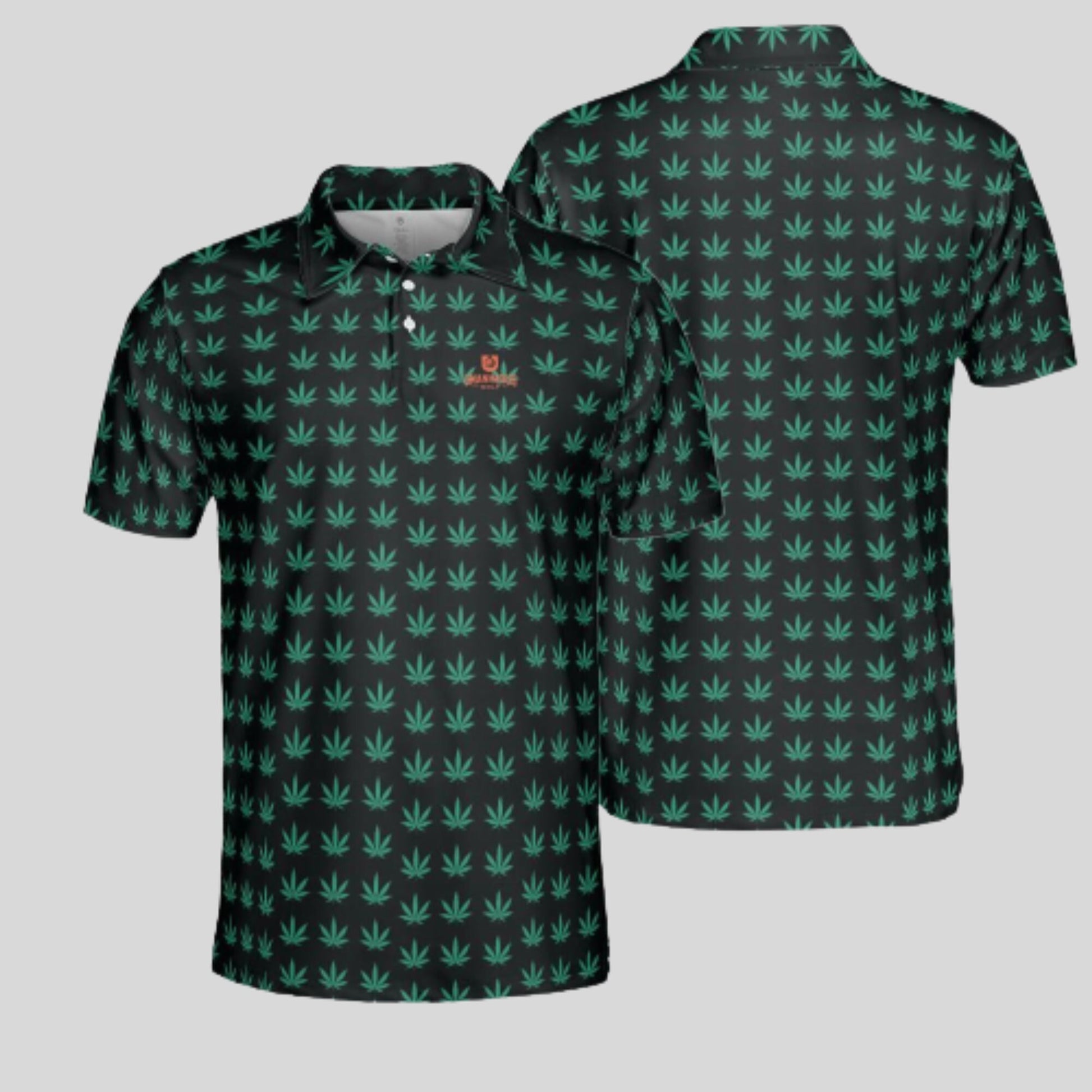 Cannabis Golf Polo Shirt