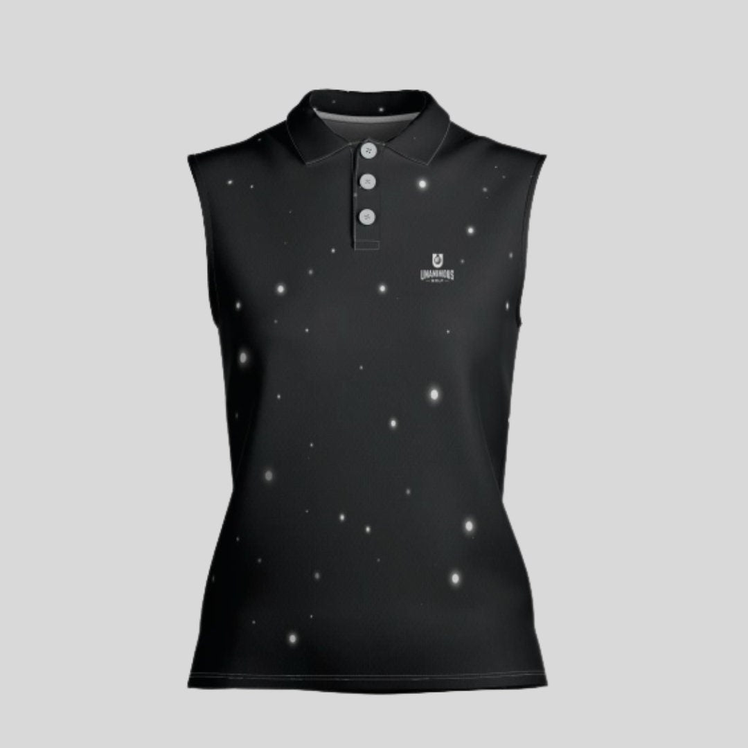 light of the night golf polo sleeveless for women