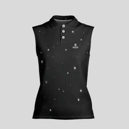 light of the night golf polo sleeveless for women