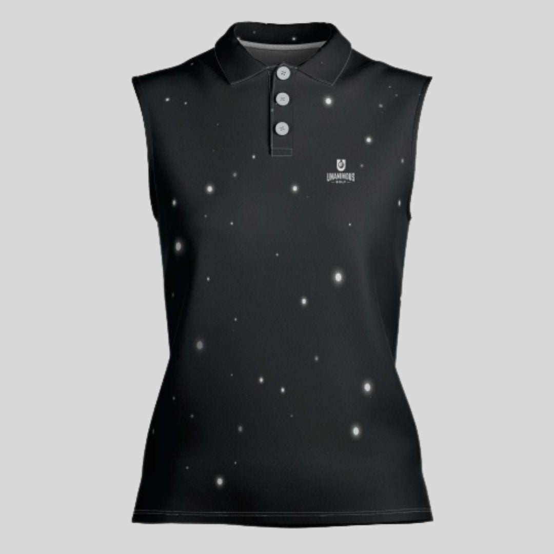 light of the night golf polo sleeveless for women