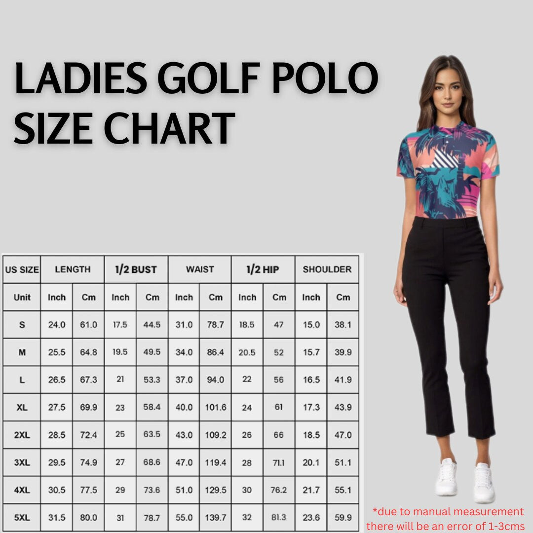 Retro Golf Polo For Women