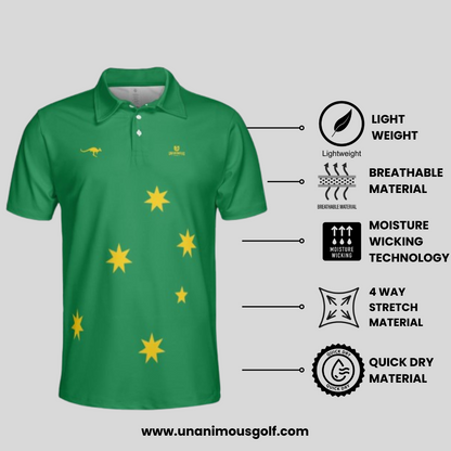 Aussie Golf Polo Shirt For Men